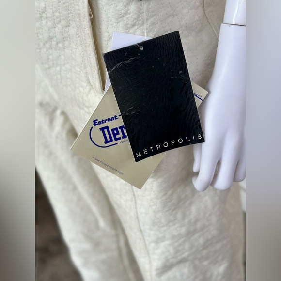 NWT Metropolis Rhapsody Ski Snow Suit Jacket Pants Winter White Size 10 - Picture 12 of 16